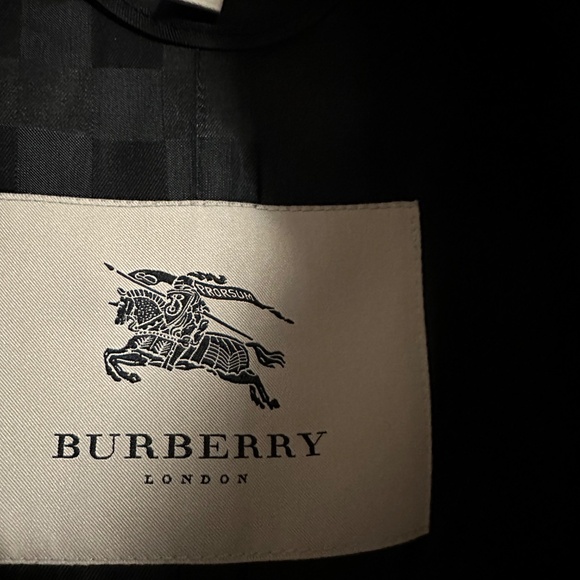 BURBERRY LONDON TAILORED WOOL CASHMERE COAT SIZE 10 - Picture 7 of 9